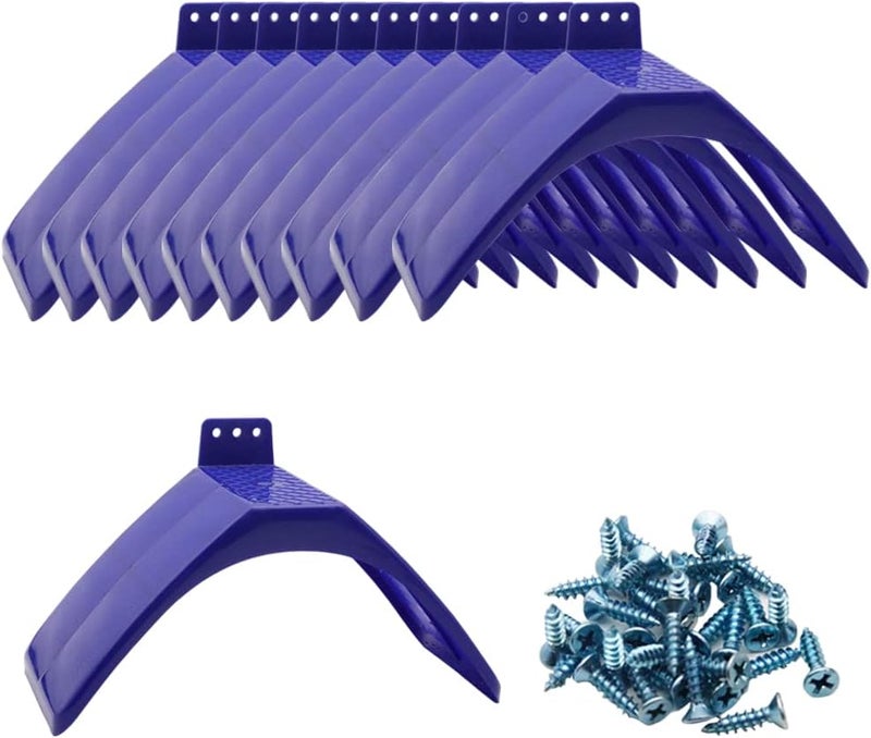 MODUODUO Pigeons Rest Stand with Screws 10 Sets Plastic Bird Perches for Dove Pigeon and Other Birds - Image 1